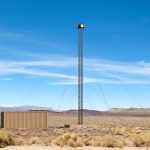 Blighter A800 3D Multi Mode Radar on Tower in Desert